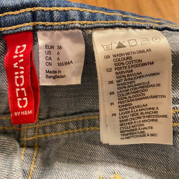 H&M Denim Skirt Overalls - Picture 5 of 5